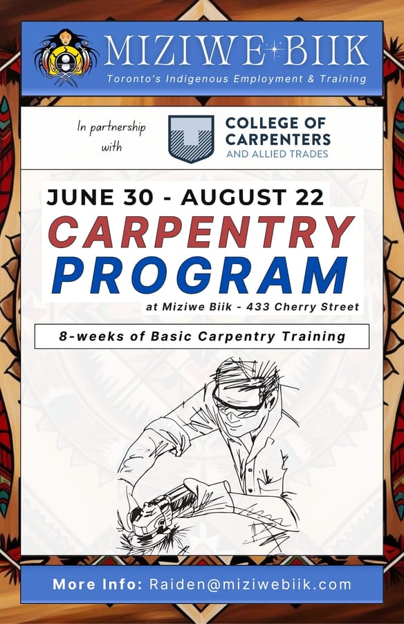 Carpentry Program 🪚 June 30 - August 22