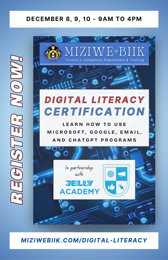 Digital Literacy Certificate 💻 December 8, 9 & 10